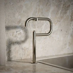 Deck-mount pot filler