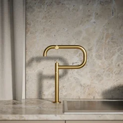 Deck-mount pot filler