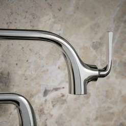 Deck-mount pot filler