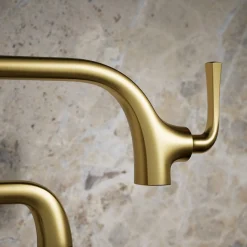 Deck-mount pot filler