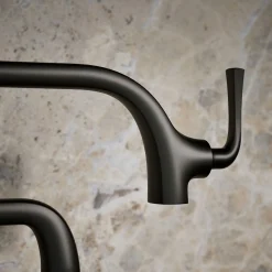 Deck-mount pot filler