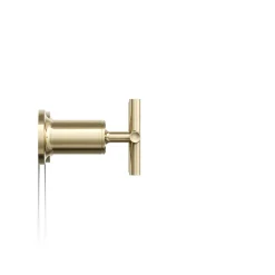 Deck- or wall-mount bath faucet handle trim with cross design