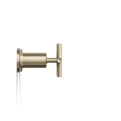 Deck- or wall-mount bath faucet handle trim with cross design