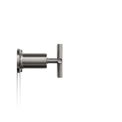 Deck- or wall-mount bath faucet handle trim with cross design