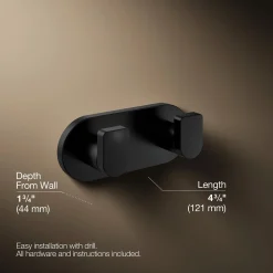 Double robe hook