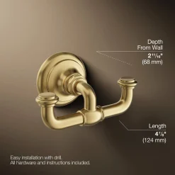 Double robe hook