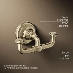 Double robe hook