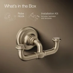 Double robe hook