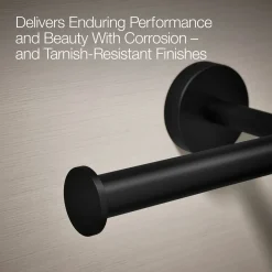 Double toilet paper holder
