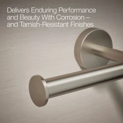 Double toilet paper holder