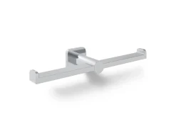 Double toilet paper holder