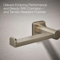 Double toilet paper holder