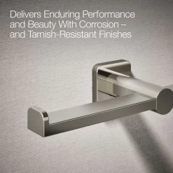 Double toilet paper holder