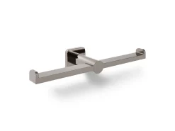 Double toilet paper holder