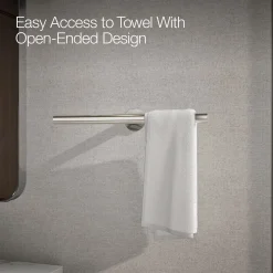 Double towel arm