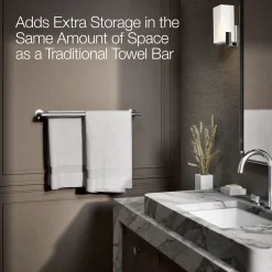 Double towel bar
