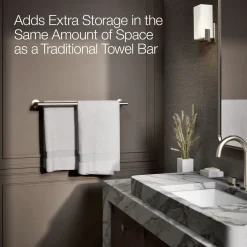 Double towel bar