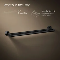 Double towel bar