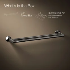 Double towel bar