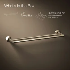 Double towel bar