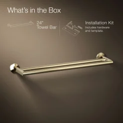 Double towel bar