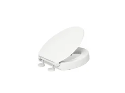 Elevated Quiet-Close™ elongated toilet seat