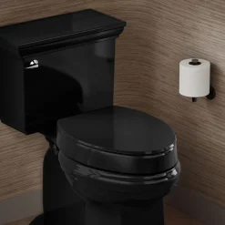 Elevated Quiet-Close™ elongated toilet seat