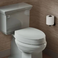 Elevated Quiet-Close™ elongated toilet seat