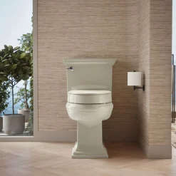 Elevated Quiet-Close™ elongated toilet seat