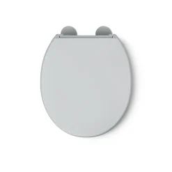 Elevated Quiet-Close™ round-front toilet seat