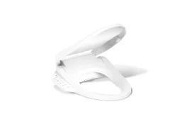 Elongated bidet toilet seat