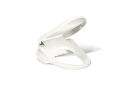 Elongated bidet toilet seat