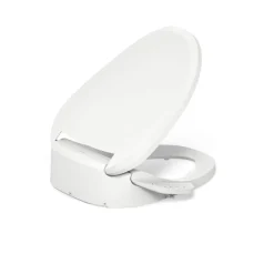 Elongated bidet toilet seat