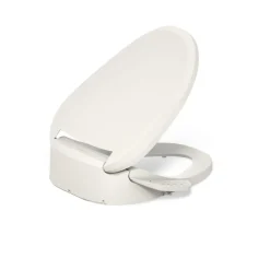 Elongated bidet toilet seat