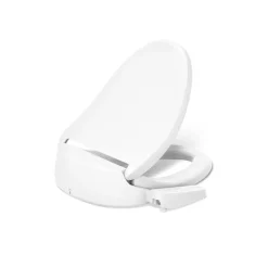 Elongated bidet toilet seat