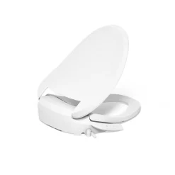 Elongated bidet toilet seat