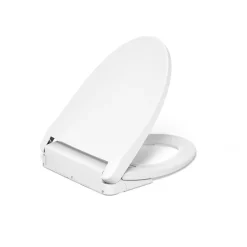 Elongated bidet toilet seat with remote control