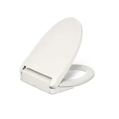 Elongated bidet toilet seat with remote control