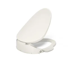 Elongated bidet toilet seat with remote control