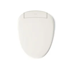 Elongated bidet toilet seat with remote control