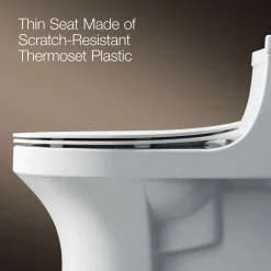 Elongated toilet seat