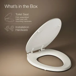 Elongated toilet seat