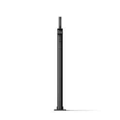 Floor-mount bath filler trim with handshower