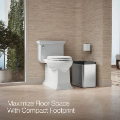 5-3/4-gallon dual-compartment open-top trash can