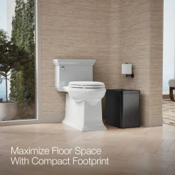 5-3/4-gallon dual-compartment open-top trash can
