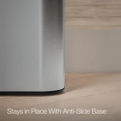 5-3/4-gallon dual-compartment open-top trash can