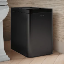 5-3/4-gallon dual-compartment open-top trash can