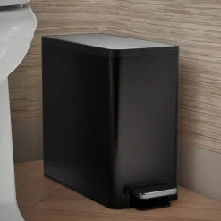 2.5-gallon slim step trash can
