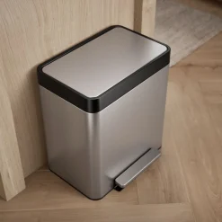 8-gallon stainless steel step trash can