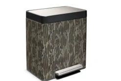 8-gallon stainless steel step trash can